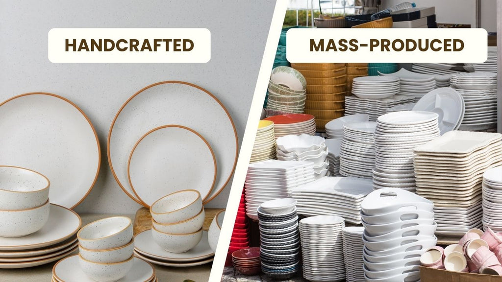 Handcrafted vs. Mass-Produced Ceramics: What’s the Difference?
